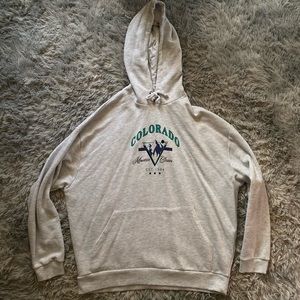 Colorado Vintage Light Grey Hoodie